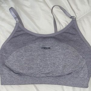 Gymshark flex 2.0 charcoal gray sports bra size S
